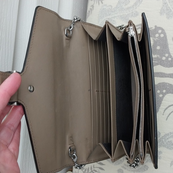 GUCCI DIONYSUS GG SUPREME CHAIN WALLET WOC CROSSBODY BAG - Picture 7 of 10